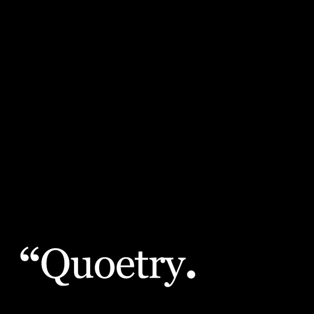 Quoetry podcast cover art